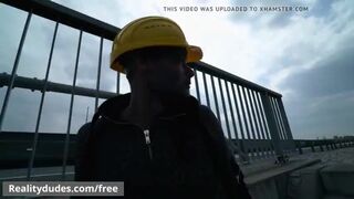 Ivo Kerk Roman Baren swap blowjobs as cars cruise by