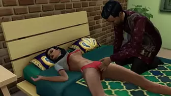 Sims4, Indian stepfather tricked stepdaughter to have sex with him