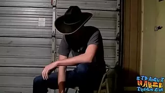 Handsome straight thugs wank off and cum