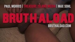 Aaron Reese tugs on his Big Black Cock