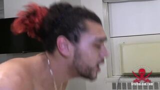 Getting His Hole Stretched Wide Open