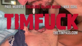 Blindfolded and well bred bottom bitch.