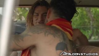 HotTwink - Mega Hot Hunk Barebacks Long Haired Jock After Surfing