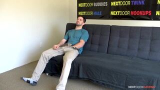 HotCasting - Nervous Straight Guy's First Blowjob From A Man