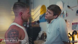 Bratty & Disrespectful Twink Taught Life Lessons From Hardened Mechanic - Hot