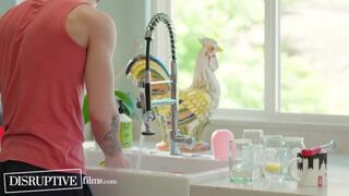 College Jock's Cooking Lesson Turns Into Passionate First Gay Fuck - Hot