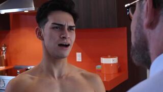 Jock Latino Step Son Sucks Step Daddy's Cock - Sexy