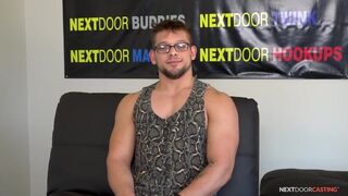 HotCasting - Muscle Boy Masturbates Furiously