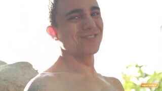 Next Door Twink Introducing Atheletic Ace Parker