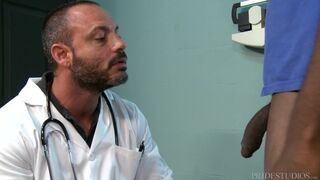 Hot Scary Str8 Big Black Dick Visits His Doctor