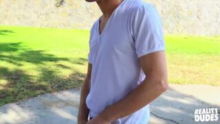 Real Dudes - Ian Levine Is Chilling At The Park When A Guy Comes & Talks To Him & Then Fucks Him