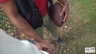 Real Dudes - Black amateur hunk Mikey takes a big dick