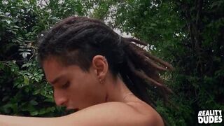 Real DUDES - Sexy Poolboy Ezequiel Lets Jun Take Care Of His Dick Before He Starts Fucking Him