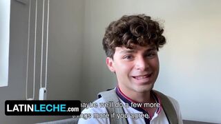 Cute Inexperienced Boy John Davei Slobbers On Latino Hunk Igor Lucios' Thick Cock - Latin Twink