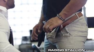 Ebony BBC Boss Fucks His Employee Hard In The Office - Hot