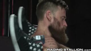 Hot Big Buldge Spotted on Hairy Bottom in the Bathroom