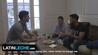 Horny Stud Jonas Matt Takes Rodrigo El Santos Huge Latin Cock While His BF Is Watching - Latin Twink