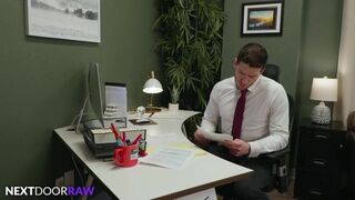 Stressed Muscly Boss Rams Stud Employee - Ty Roderick, Damian Night - Hot