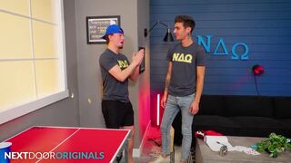 Mischievous Fratboy Test Out Gloryhole wt Sexy Twink