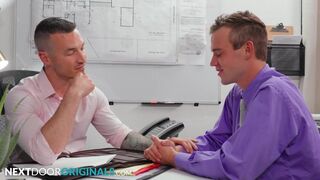 Fresh Out Of College Twink Railed By Potential Hunk Boss - Scott Finn, Derek Kage - Hot