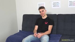 Hot stud jerking off