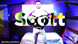 Hairy muscular guy takes a big hard cock in the ass - StepBro