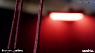 Fit Men With Smooth Chest Having A Rough Raw Fuck In A Dark