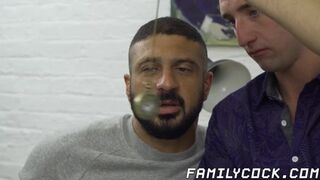 Stepfather fucks his stepson in taboo hypnotization porn