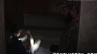 Redneck stepdad bare fucks his cute young stepson