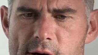 Kinky stepdad seduces and creampies hot tattooed twink