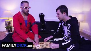 Ouija Fuck My Ass? Step Daddy Comforts Scared Step Son - Hot Halloween Special