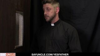 YesFather - Young Catholic Sucks Off The Priest