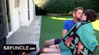 My Hot Step Dad Gave a Birthday Surprise, So I Thanked Him With My Dick