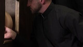 Kinky priest gets sucked by altar boy before hard drilling