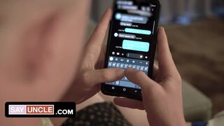 StepUncle Labs - Sexy Slender Twink Tricks Horny Old Dude