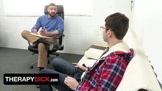 Therapy Dick - Young Pale Boy With Uncontrollable Sex Urges Asked For Doctor's Help