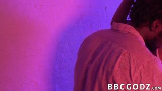 Black jock ties his twink up and ravages his tight ass raw