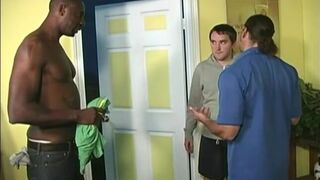 White neighbour gets assfucked by black workers