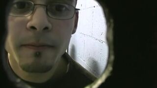 White guy sucking off black cocks at gloryhole