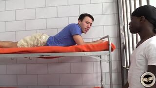 Blake Stone Gets His Ass Filled With Black Cock