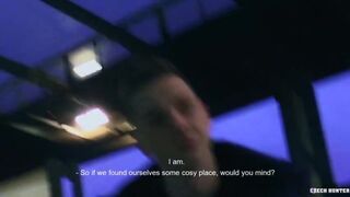 CZECH HUNTER 400 - Hot Twink Gets Picked Up From The Underground & Gets Mouthful Of Cock