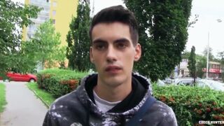 Czech Hunter 473 - Dark Haired Skinny Dude Exepriences Anal For The First Time