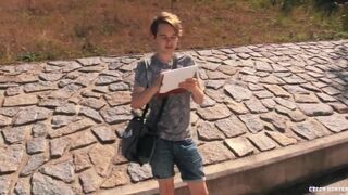 Hot - Student Is Short On Cash But Luckily A Guy Pays Him For A Portrait & To See His Huge Cock