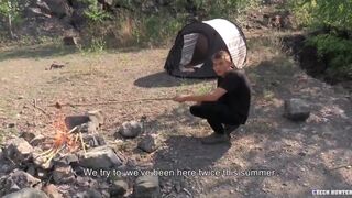 Czech Hunter 563 - Lonely Camper Goes From Cooking A Sausage To Sucking & Riding One In His Tent For