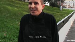 CZECH HUNTER 496 - Confused Straight Guy Takes A Cock For Cash