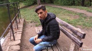 Czech Hunter - Real hardcore break-up therapy sucking strange dick POV