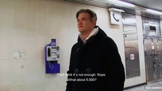 CZECH HUNTER 399 - Dude Roams The Metro & Finds Hot Blonde Hunk To Pound