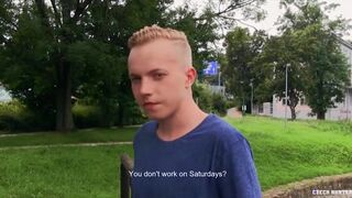 CZECH HUNTER 472 - Preppy Euro Twink Becomes Gay For Pay