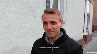 CZECH HUNTER 528 - Czech Hunter Seduces A Straight Male With Money And Fucks Him Hard