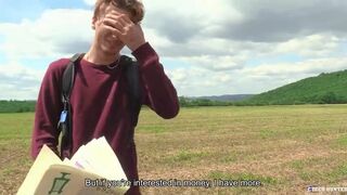 A Twink Has His Metal Detector Ready To Hunt For Metal But He Stumbles Upon A Guy With A Dick Hard As A Metal - Hunter